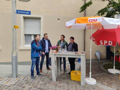 Wahlstand Ortskern 25.05.2019 - 