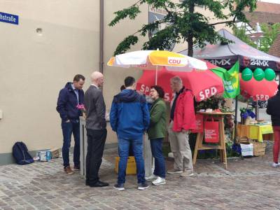 Wahlstand Ortskern 25.05.2019 - 