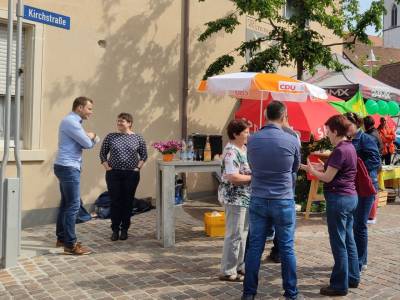 Wahlstand Ortskern 25.05.2019 - 