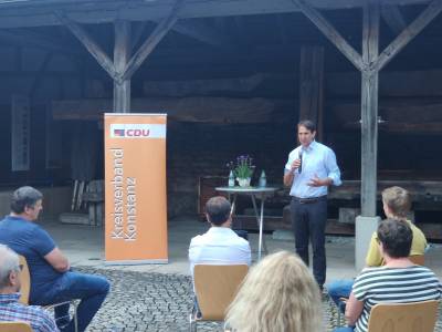 Gesprche vor Ort mit Nicole Razavi, MdL und Andreas Jung, MdB - 
