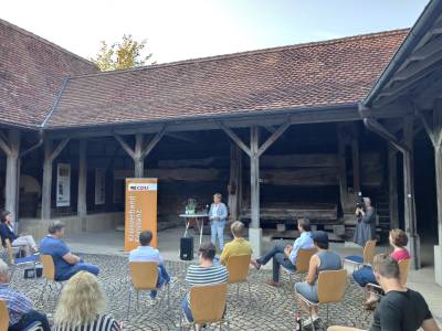 Gesprche vor Ort mit Nicole Razavi, MdL und Andreas Jung, MdB - 