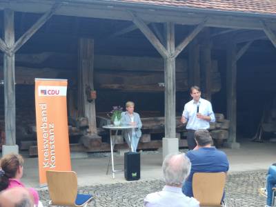 Gesprche vor Ort mit Nicole Razavi, MdL und Andreas Jung, MdB - 