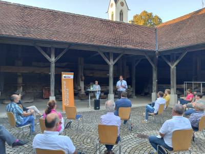 Gesprche vor Ort mit Nicole Razavi, MdL und Andreas Jung, MdB - 