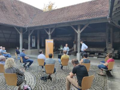 Gesprche vor Ort mit Nicole Razavi, MdL und Andreas Jung, MdB - 