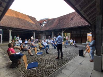 Gesprche vor Ort mit Nicole Razavi, MdL und Andreas Jung, MdB - 