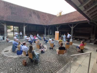 Gesprche vor Ort mit Nicole Razavi, MdL und Andreas Jung, MdB - 