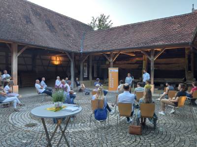 Gesprche vor Ort mit Nicole Razavi, MdL und Andreas Jung, MdB - 