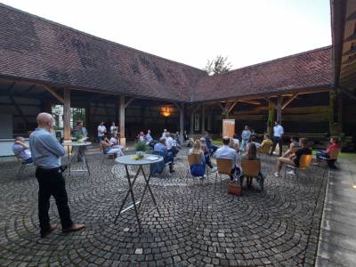 Gesprche vor Ort mit Nicole Razavi, MdL und Andreas Jung, MdB - 