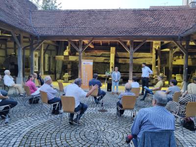 Gesprche vor Ort mit Nicole Razavi, MdL und Andreas Jung, MdB - 