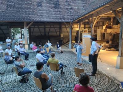 Gesprche vor Ort mit Nicole Razavi, MdL und Andreas Jung, MdB - 