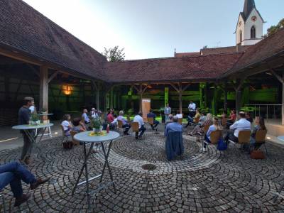Gesprche vor Ort mit Nicole Razavi, MdL und Andreas Jung, MdB - 