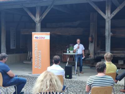 Gesprche vor Ort mit Nicole Razavi, MdL und Andreas Jung, MdB - 